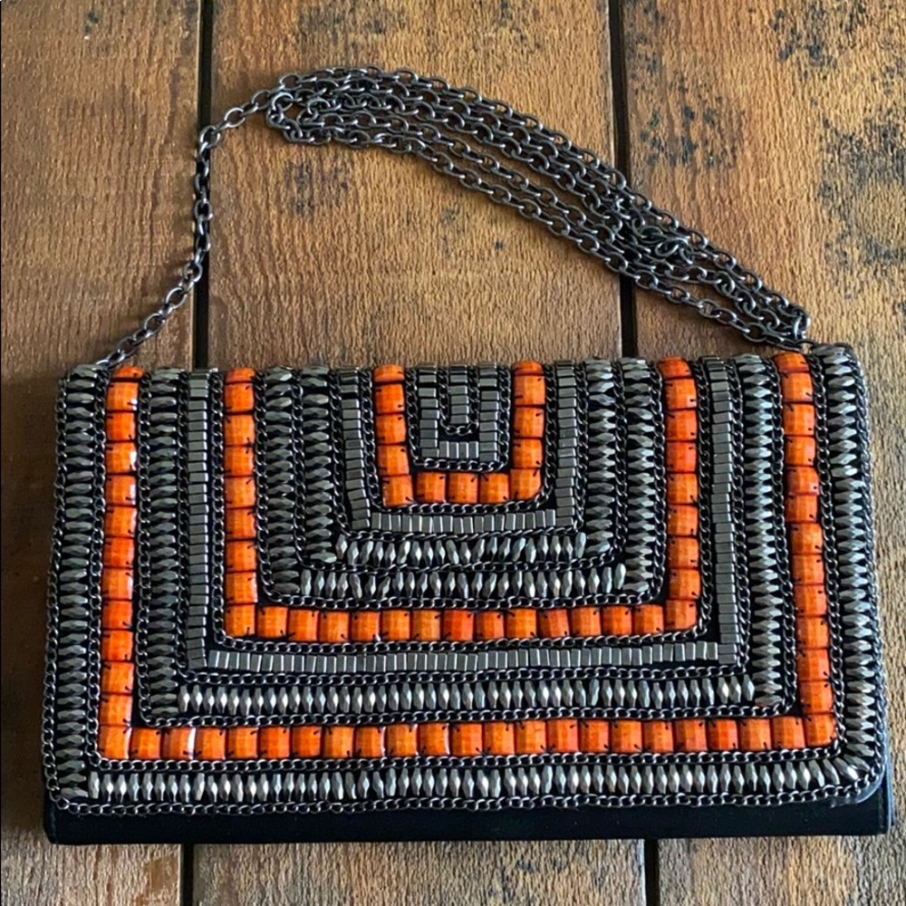 NWT!! AmeriMode beaded cross body bag